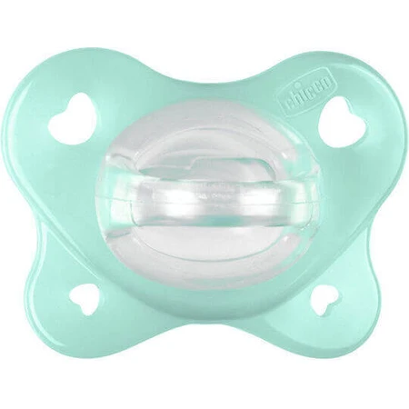 Chicco Physioforma Пустышка силиконовая зеленая двойная мягкая для 0-2 месяцев: цены и характеристики