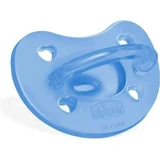 Chicco Physio Мягкая силиконовая пустышка голубого цвета для 6-16 месяцев