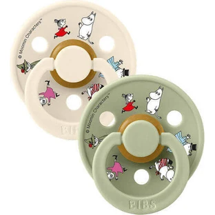 Пустушки зелені гумові для 0+ місяців 2шт