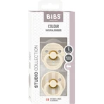 Пустушки Bibs Colour Studio Collection Пустушки Bibs Colour Studio Collection Гумові прорізувачі слонова кістка/ваніль від 0+ місяців 2шт: ціни та характеристики