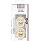 Пустушки Bibs Colour Studio Collection Пустушки Bibs Colour Studio Collection Гумові прорізувачі слонова кістка/ваніль від 0+ місяців 2шт