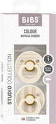 Нагрудники Colour Studio Collection Нагрудники Colour Studio Collection Резиновая пустышка Слоновая кость/Ваниль для 0+ месяцев 2шт