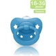 Nuk Signature Силиконовая ортодонтическая пустышка с мешочком Star - голубая для 18-36 месяцев