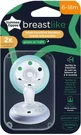 Tommee Tippee Tippee Пустушка силіконова ортодонтична, схожа на груди, м'ята / МоМо Пустушка для 6-18 місяців 2шт