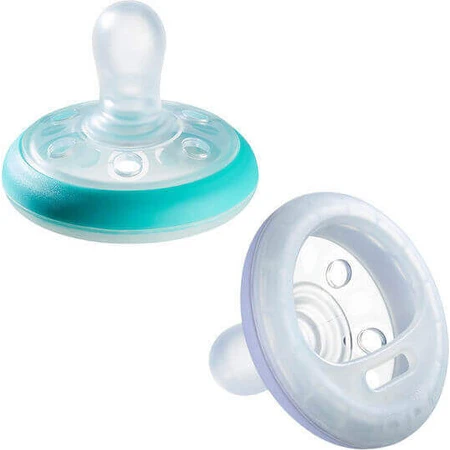 Tommee Tippee Tippee Грудьподобная силиконовая ортодонтическая пустышка Mint/MoMo для 6-18 месяцев 2шт: цены и характеристики
