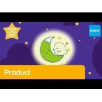 Силиконовые ортодонтические пустышки Mam Night - Mov-Roz для 16+ месяцев 2шт: цены и характеристики