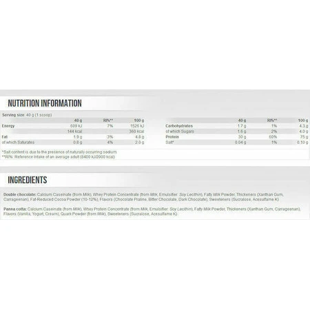 Scitec Nutrition Пудинг зі смаком панна-котта 400гр: ціни та характеристики