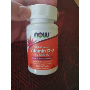 Now Foods Витамин D-3 для поддержки иммунитета и здоровья яиц 10000iu 240 софтгелей