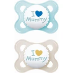 Mam Силіконова ортодонтична пустушка I Love Mummy - Н/Д для 2-6 місяців 2шт: ціни та характеристики