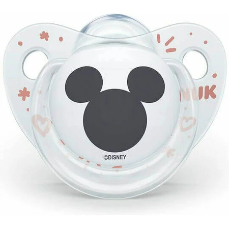 Силіконова ортодонтична пустушка Nuk Mickey Silicon Mangekyu для 0-6 місяців: ціни та характеристики