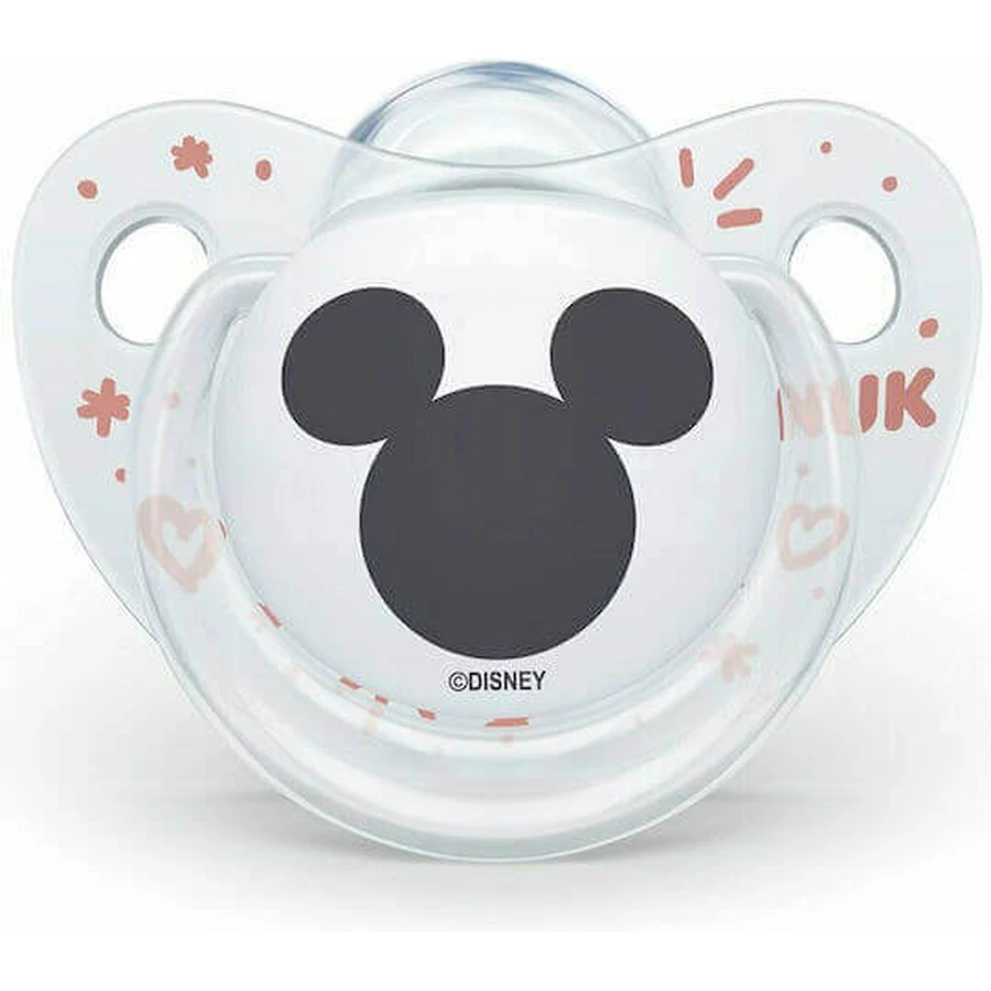 Силіконова ортодонтична пустушка Nuk Mickey Silicon Mangekyu для 0-6 місяців: ціни та характеристики