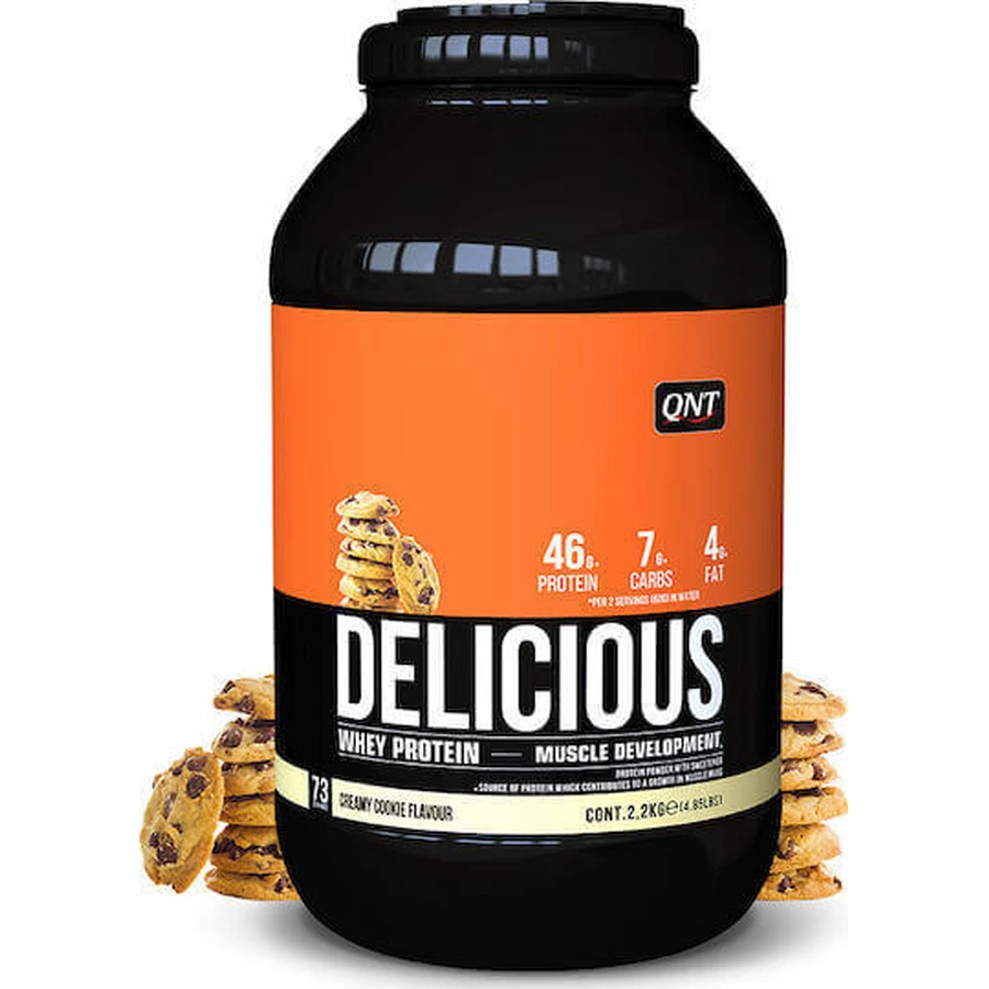 QNT Вкусный сывороточный протеин Whey Protein Whey Protein Gluten Free со вкусом кремового торта 2,2 кг: цены и характеристики