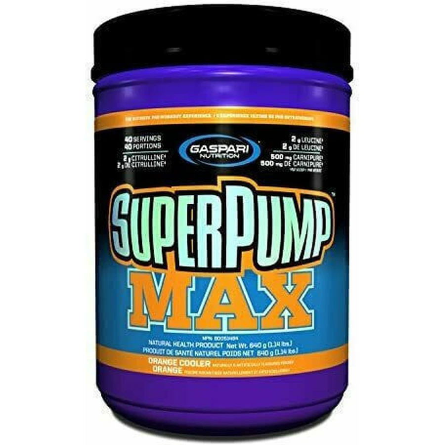 Gaspari Superpump Max Pre Workout Supplement 640gr Orange Refreshing: цены и характеристики