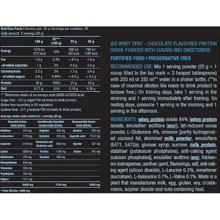 Biotech USA Iso Whey Zero Сывороточный протеин со вкусом каталонской карамели 1,816 кг: цены и характеристики