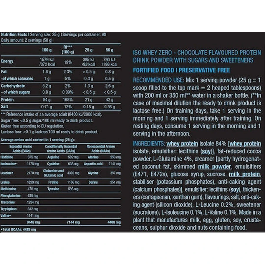 Biotech USA Iso Whey Zero Сывороточный протеин со вкусом каталонской карамели 1,816 кг: цены и характеристики