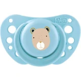 Chicco Air Shape силиконовая пустышка Growl - Beige/B Cerulean Blue для 0-6 месяцев 2шт 2шт