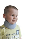 Бандаж на шийний відділ Алком 3006K kids шина Шанца 2.5 см, сірого кольору, розмір 1