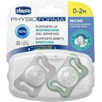 Chicco Physioforma Мікро силіконові пустушки сірі/зелені для 0-2 місяців 2шт: ціни та характеристики
