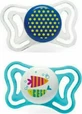 Пустышка Chicco Physioforma Light Silicone Soothers Dot/Point - White/Blue для 16-36 месяцев 2шт 2шт