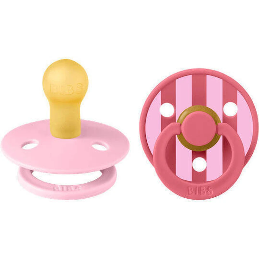 Соски-пустушки гумові Studio Baby Pink Coral Mix для 0-6 місяців 2шт: ціни та характеристики