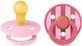 Нагрудники Studio Резиновая пустышка Studio Baby Pink Coral Mix для 0-6 месяцев 2шт