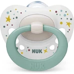 Силіконова ортодонтична пустушка Nuk Signature із зіркоподібною кришкою - зелена для 0-6 місяців: ціни та характеристики