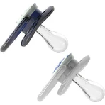 Пустышка Dr. Brown's Silicone Soothers с мешочком Мишка - голубая для 0-6 месяцев 2шт: цены и характеристики
