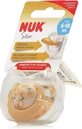 Ортодонтичні гумові квіти Nuk Star - жовті на 6-18 місяців