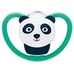 Nuk Space Силиконовая ортодонтическая пустышка с чехлом Always - зеленая для 18-36 месяцев: цены и характеристики