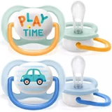 Силіконові пустушки Philips Ultra Air Hello Little One від 0 до 6 місяців 2 шт.