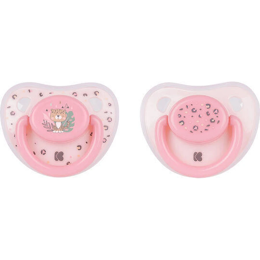 Kikka Boo Savanna Ортодонтический силиконовый тигренок - розовый для 0-6 месяцев 2шт: цены и характеристики