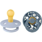 Пустушка-пустушка X Liberty Colour Rubber Solecer Dusty Blue Mix для 0-6 місяців 2шт: ціни та характеристики