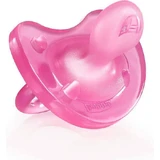 Chicco Physio Forma Мягкая силиконовая ортодонтическая пустышка Fantastic Love - розовая для 0-6 месяцев