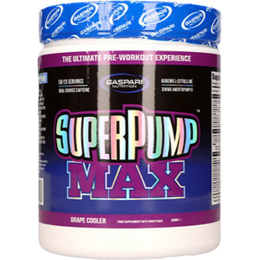 Спеціальна харчова добавка Gaspari SuperPump Max Охолоджувач винограду 500гр: ціни та характеристики