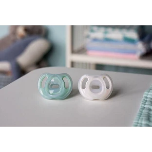 Tommee Tippee Ultra Light White/Mint 0-6 місяців 2шт