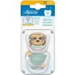Силиконовые ортодонтические пустышки Dr. Brown's Мишка и Zzzz для 6-18 месяцев 2шт: цены и характеристики