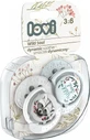 Силіконові ортодонтичні пустушки Lovi Baby Wild Wild Soul для хлопчика 3-6 місяців 2шт