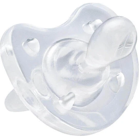 Chicco Physio Soft 01808-01 Прозрачная силиконовая пустышка от 0+ месяцев: цены и характеристики