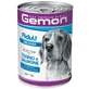 Gemon Dog Medium Adult Chunks with Tuna&Salmon - Вологий корм з тунцем і лососем для дорослих собак середніх порід (шматочки в желе), 415 г