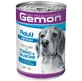 Gemon Dog Medium Adult Chunks with Tuna&amp;Salmon - Влажный корм с тунцем и лососем для взрослых собак средних пород (кусочки в желе), 415 г