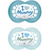 Mam Силиконовая ортодонтическая мумия I Love Mummy - N/A для 6-16 месяцев 2шт