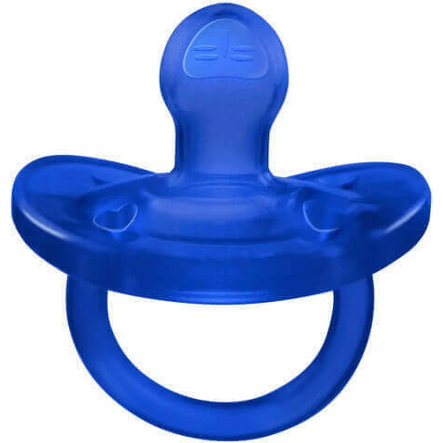 Пустышка Chicco Physio Soft силиконовая голубая для 16-36 месяцев: цены и характеристики