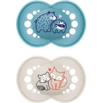 Mum Original Silicone Orthodontic Braces Bear/Vulpe - Blue/Beech для 16+ месяцев 2шт: цены и характеристики