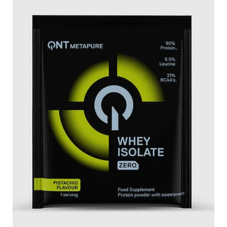 Ізолят нульового сироваткового протеїну QNT Metapure Metapure з фісташковим смаком 30гр: ціни та характеристики