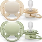 Пустышка Philips Ultra Soft Silicone для 0-6 месяцев 2шт: цены и характеристики