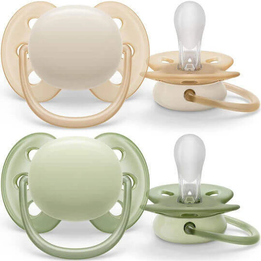 Пустышка Philips Ultra Soft Silicone для 0-6 месяцев 2шт: цены и характеристики