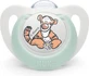 Nuk Star Disney Ортодонтическая силиконовая пустышка Тигренок - белый/мятный для 6-18 месяцев
