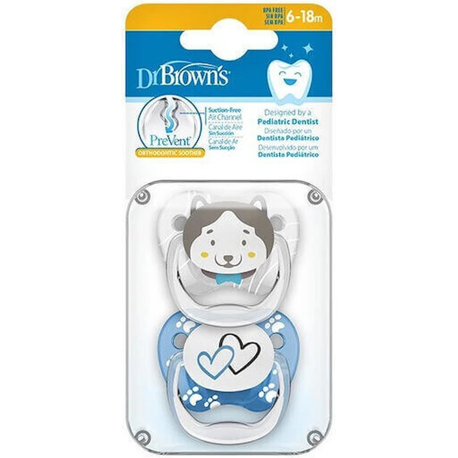 Силиконовые ортодонтические брекеты Dr. Brown's для 6-18 месяцев 2шт: цены и характеристики