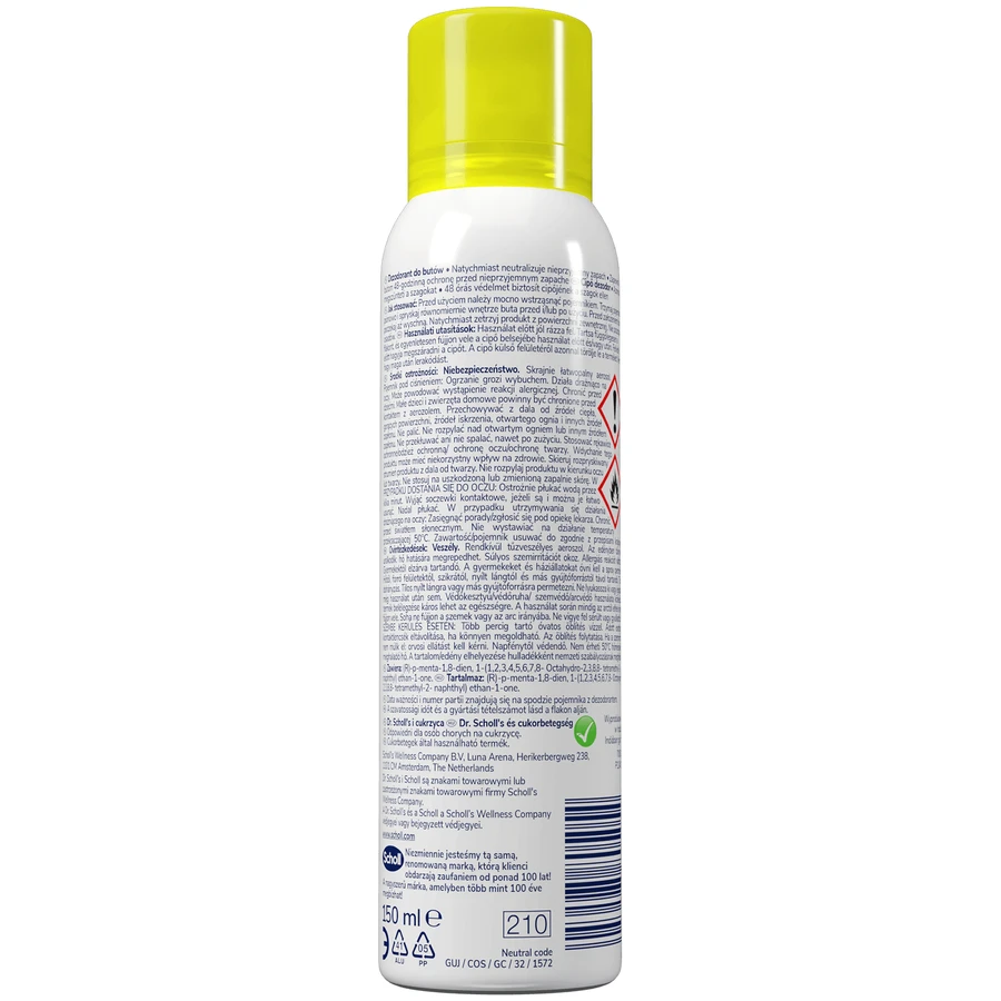 Dr. Scholl's, дезодорант для обуви 48 часов, 150 мл: цены и характеристики