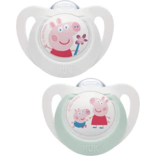 Силіконова соска Nuk Peppa 0-6 місяців